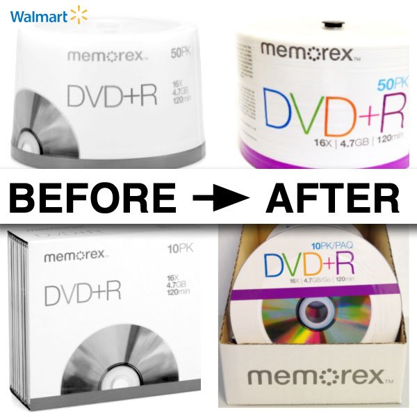 Memorex CD packaging