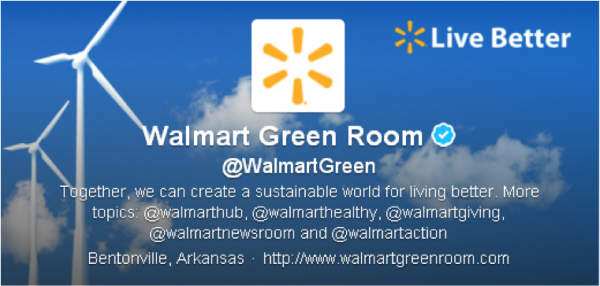 Walmart Green Room Twitter